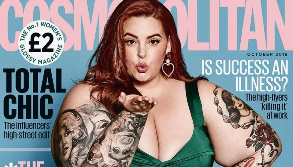 Tess Holliday on magazine cover